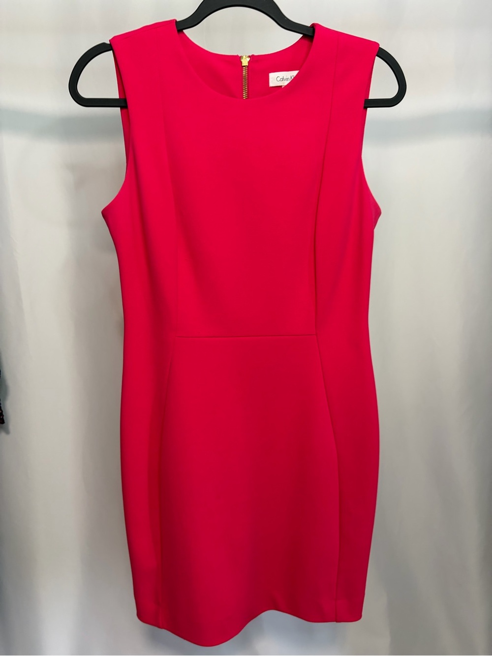 Calvin Klein Hot Pink Sheath Dress – Size 6